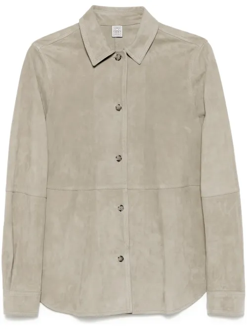 Chemise en daim - TOTEME - Modalova
