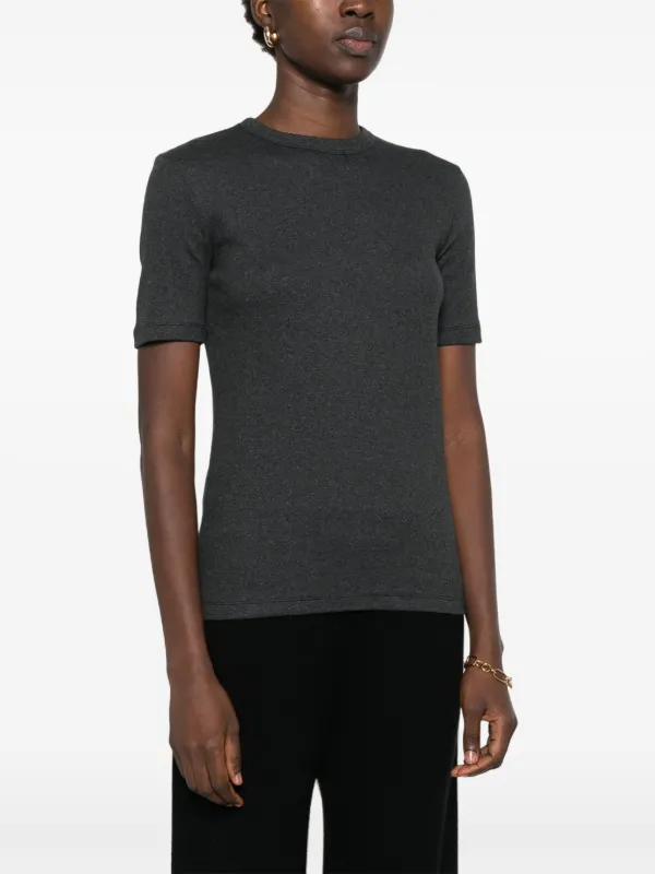 TOTEME クルーネック Tシャツ | グレー | FARFETCH JP 