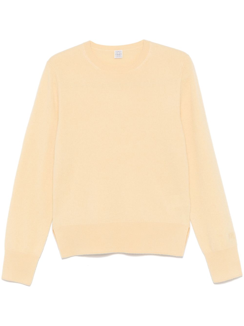 TOTEME crew-neck sweater - Yellow