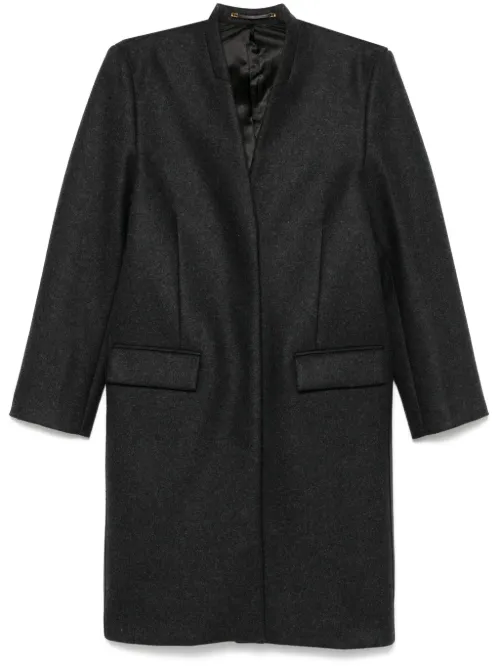 TOTEME manteau Deep à plis - Gris - TOTEME - Modalova