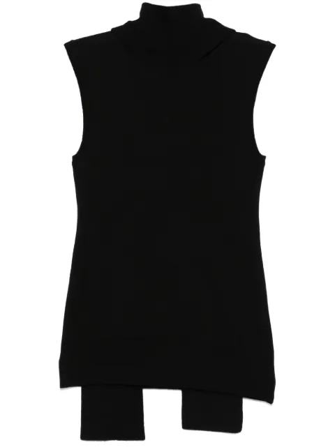 TOTEME camiseta con detalle de mascada