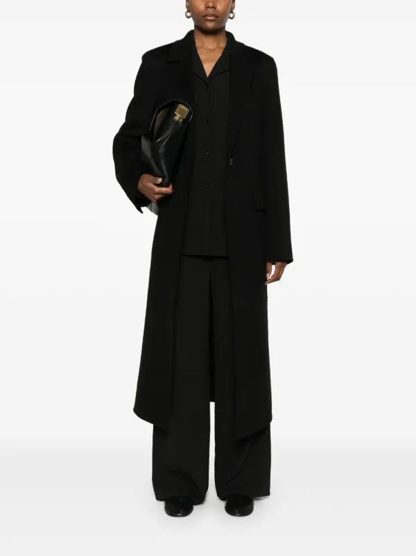 ★TOTEME★ウールコート TOTEME ウール コート | ブラック | FARFETCH JP
