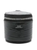 TOTEME crocodile-embossed jewelry box - Black