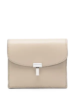 【関税込み】TOTEME ベージュ T-Lock レザー 財布 TOTEME ウィメンズ 財布&カードケース通販 - FARFETCH