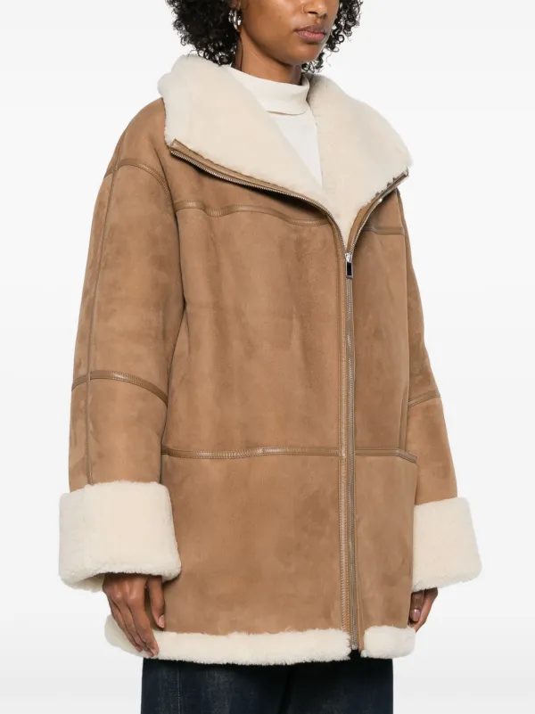 TOTEME Signature wool-cashmere Coat | Brown | FARFETCH