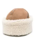 TOTEME shearling beanie hat - Brown