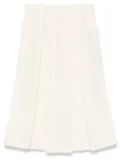 TOTEME twinflower midi skirt - White