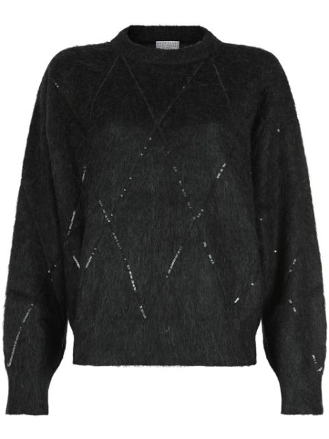 Brunello Cucinelli sequin-embellished jumper Women