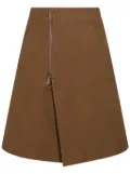 Burberry cotton midi skirt - Brown