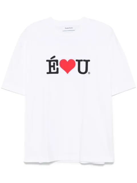 Études Studio slogan-print T-shirt