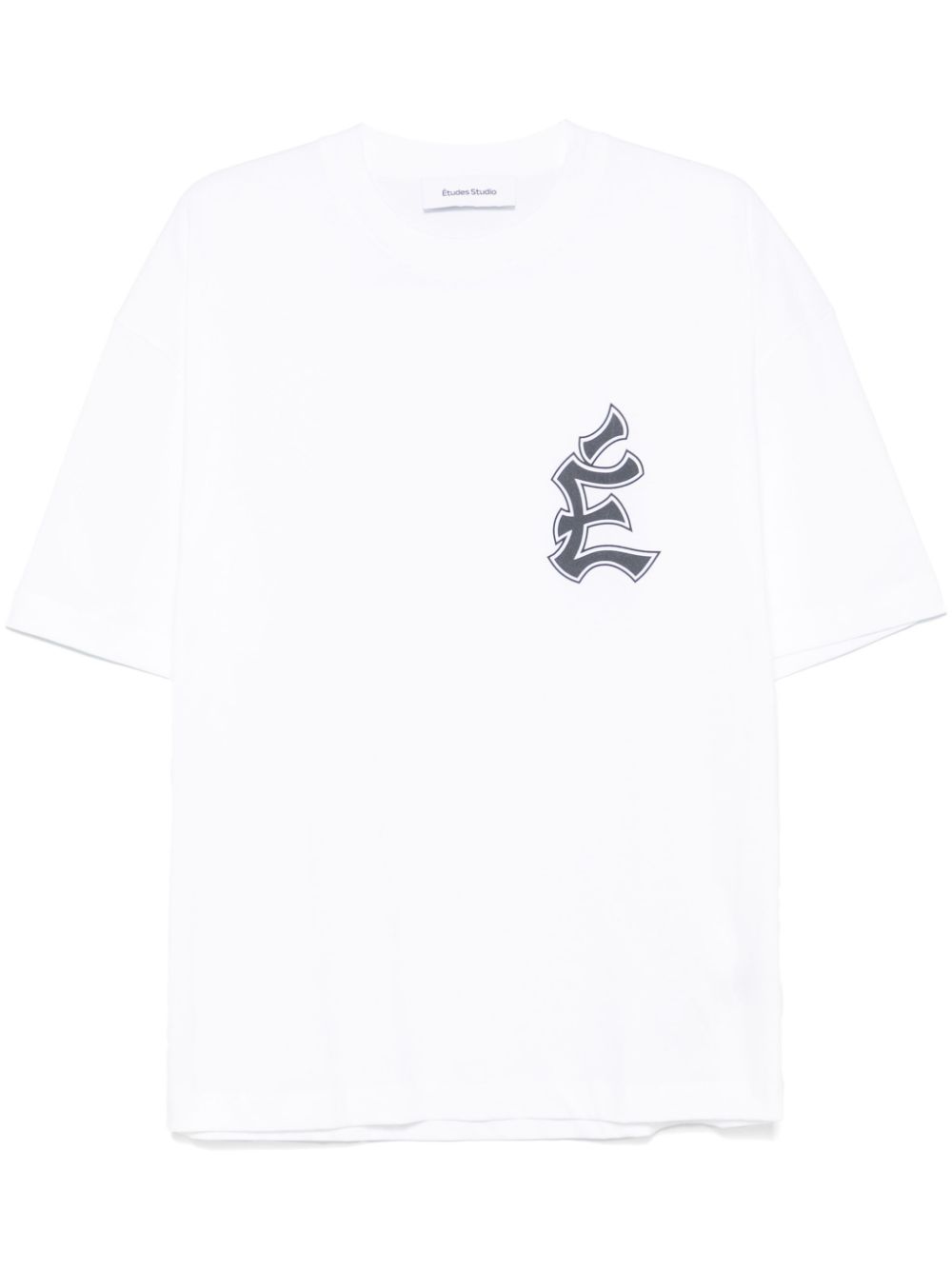 Shop Etudes Studio Logo-print T-shirt In 白色