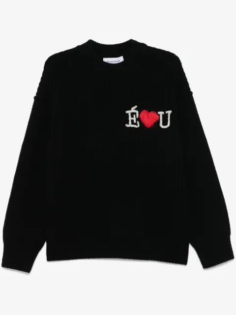 Études Studio Heavy sweater met ronde hals