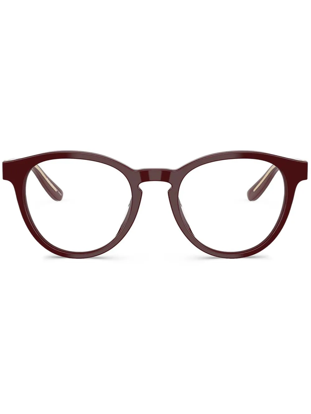 Giorgio Armani round-frame glasses | Red | Image 1