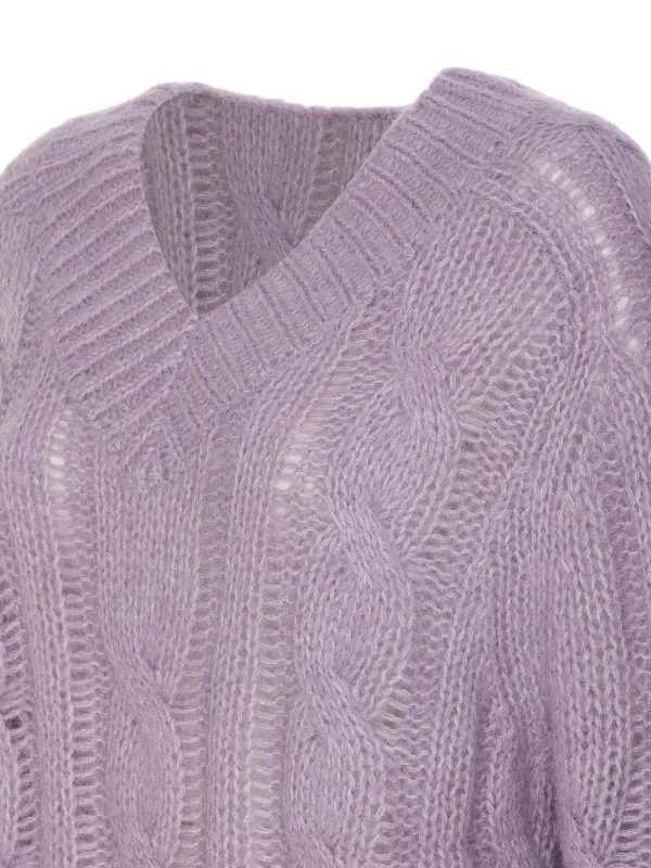 Michael kors sweaters purple on sale