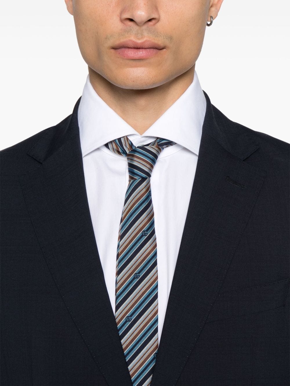 Shop Hugo Boss Single-breasted Suit In Blue