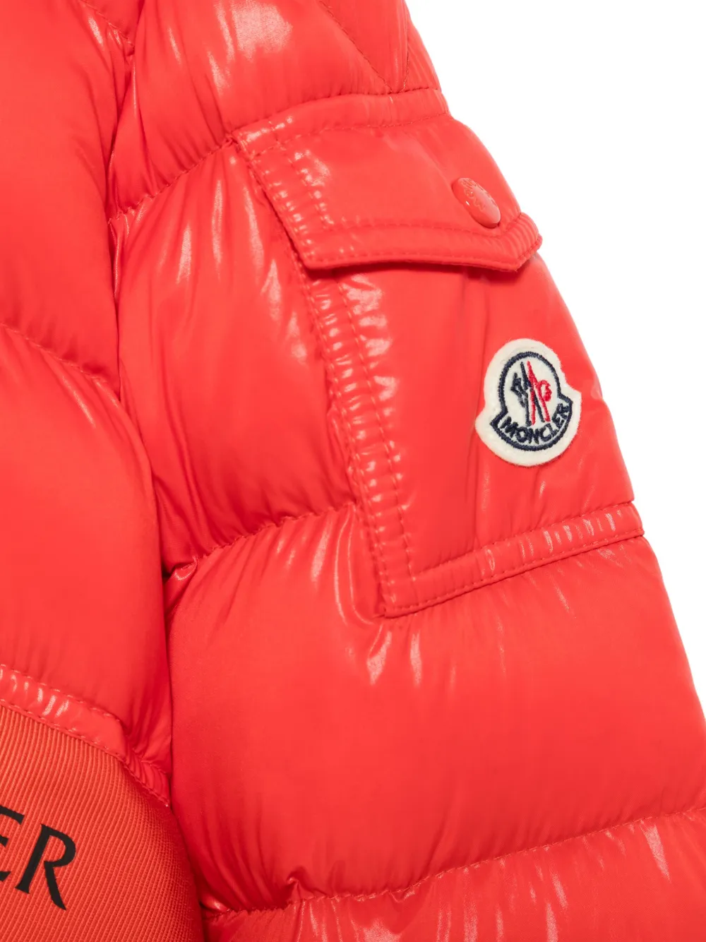 Moncler Enfant Groseiller jack Oranje