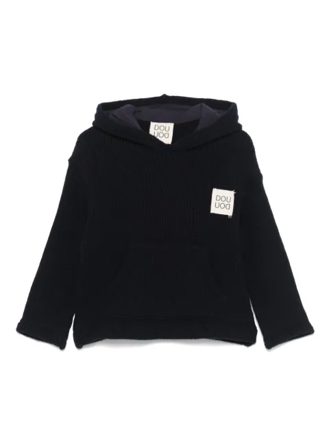 Douuod Kids knitted hoodie
