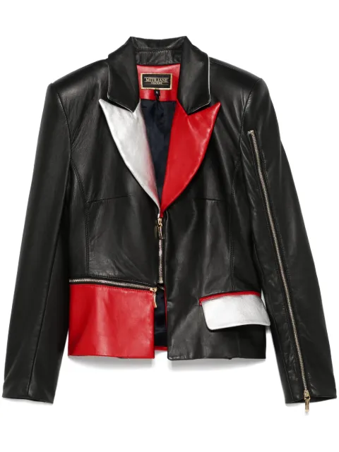 MITILIANE COUTURE chamarra con diseño color block