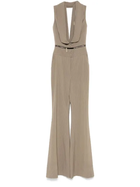 MITILIANE COUTURE jumpsuit con cierre y motivo de rayas