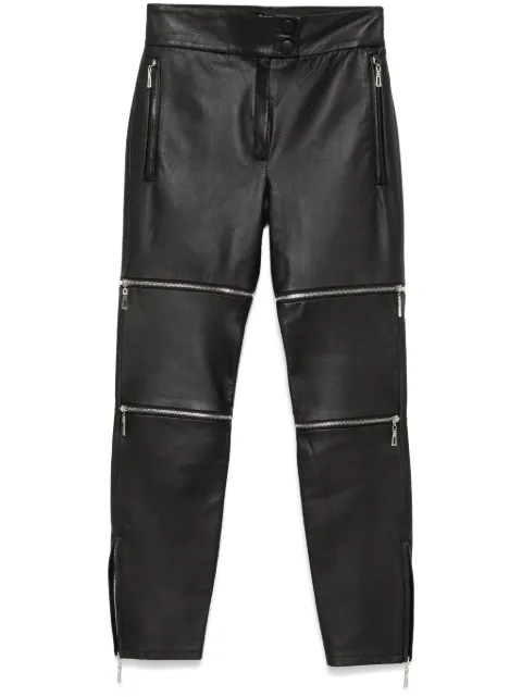 MITILIANE COUTURE pantalones con detalle de cierre