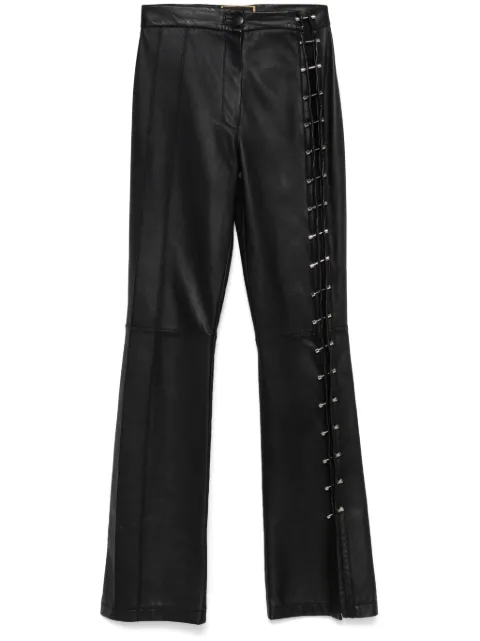 MITILIANE COUTURE pantalones con detalle de piercing