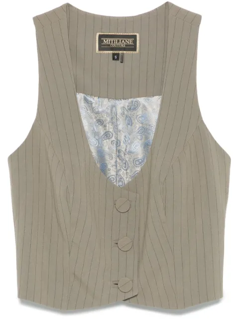 MITILIANE COUTURE striped vest
