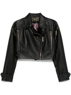 Alaïa Leather Jacket | Black | FARFETCH