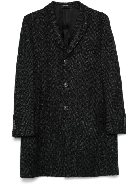 Tagliatore herringbone coat Men