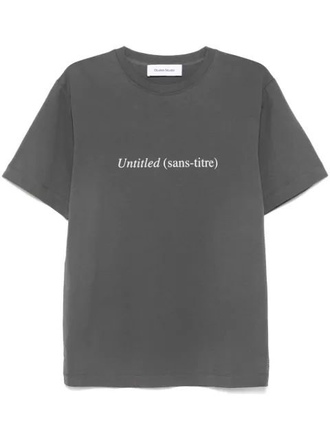Études Studio Untitled-print T-shirt 
