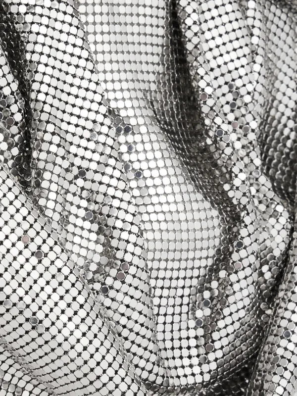 Rabanne メッシュ クラッチバッグ | シルバートーン | FARFETCH JP