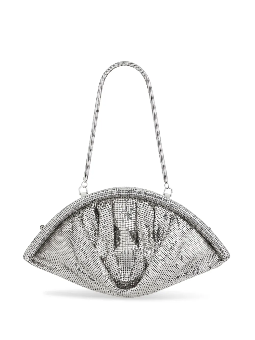 Rabanne mesh clutch bag | Silver | Image 1