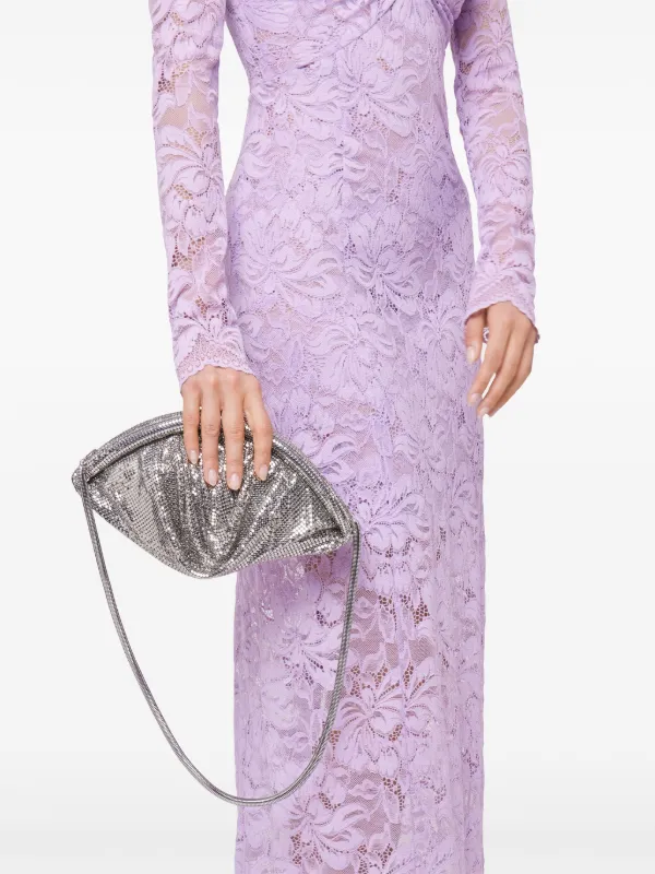 Rabanne メッシュ クラッチバッグ Rabanne メッシュ クラッチバッグ | シルバートーン | FARFETCH JP