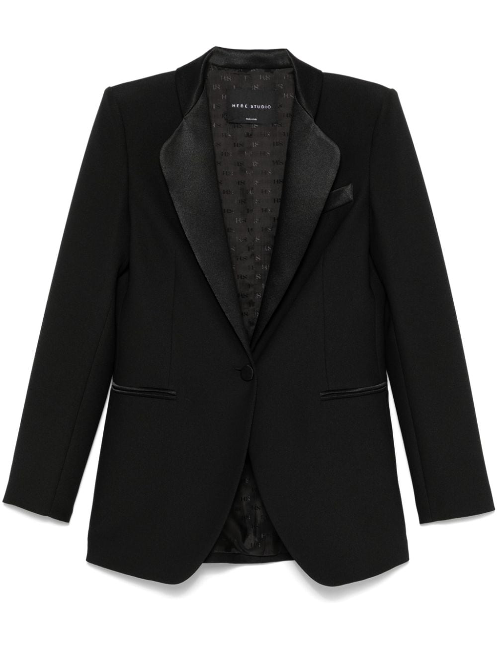 Hebe Studio Smoking blazer Zwart