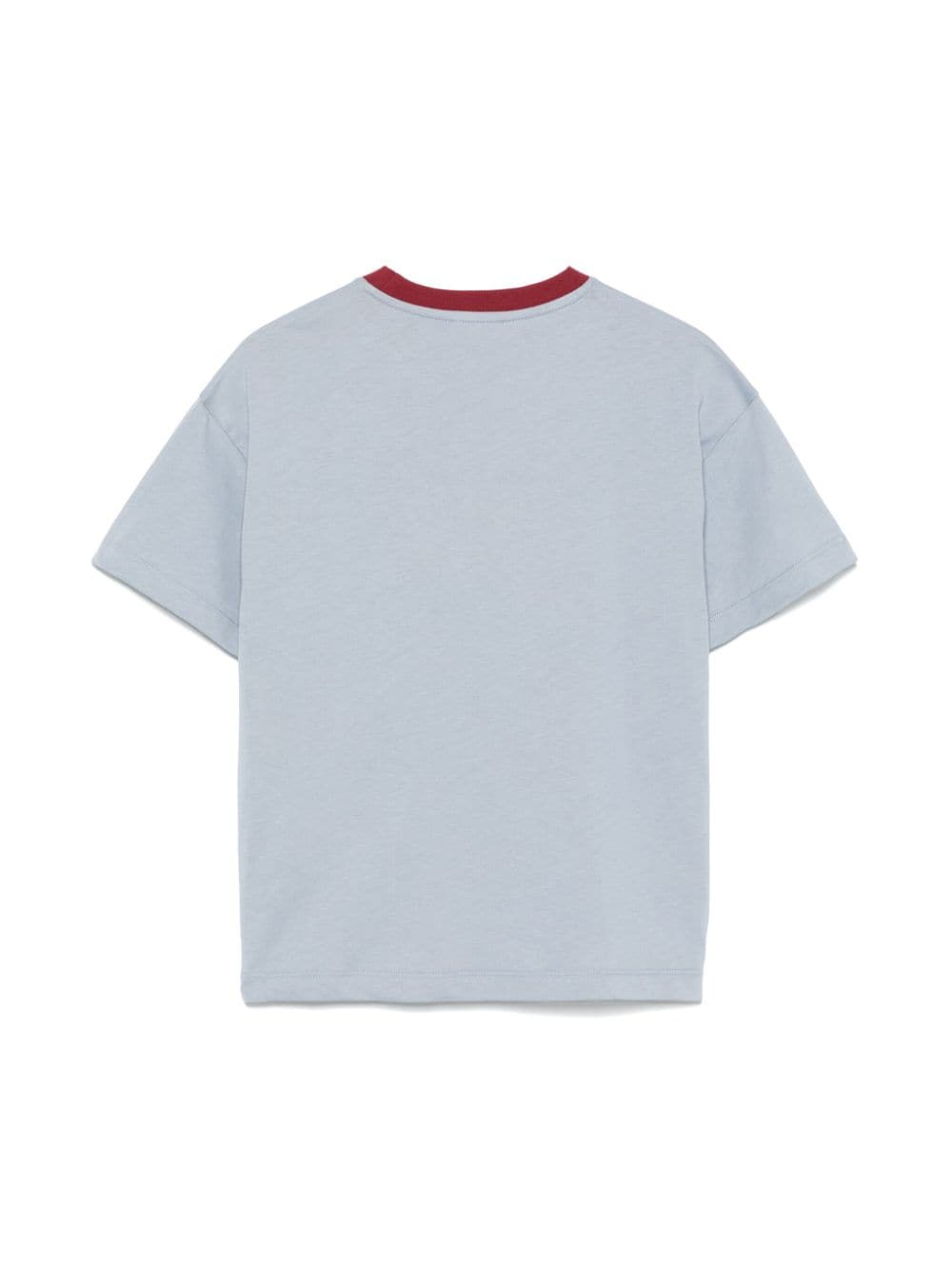 ETRO KIDS embroidered-logo T-shirt - Blauw