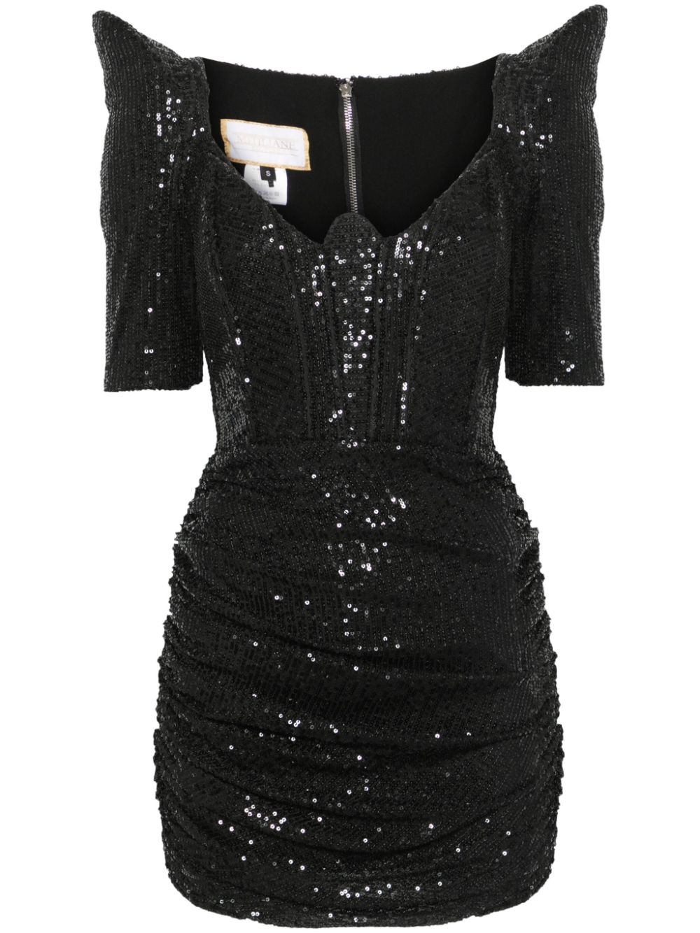 sequinned mini dress