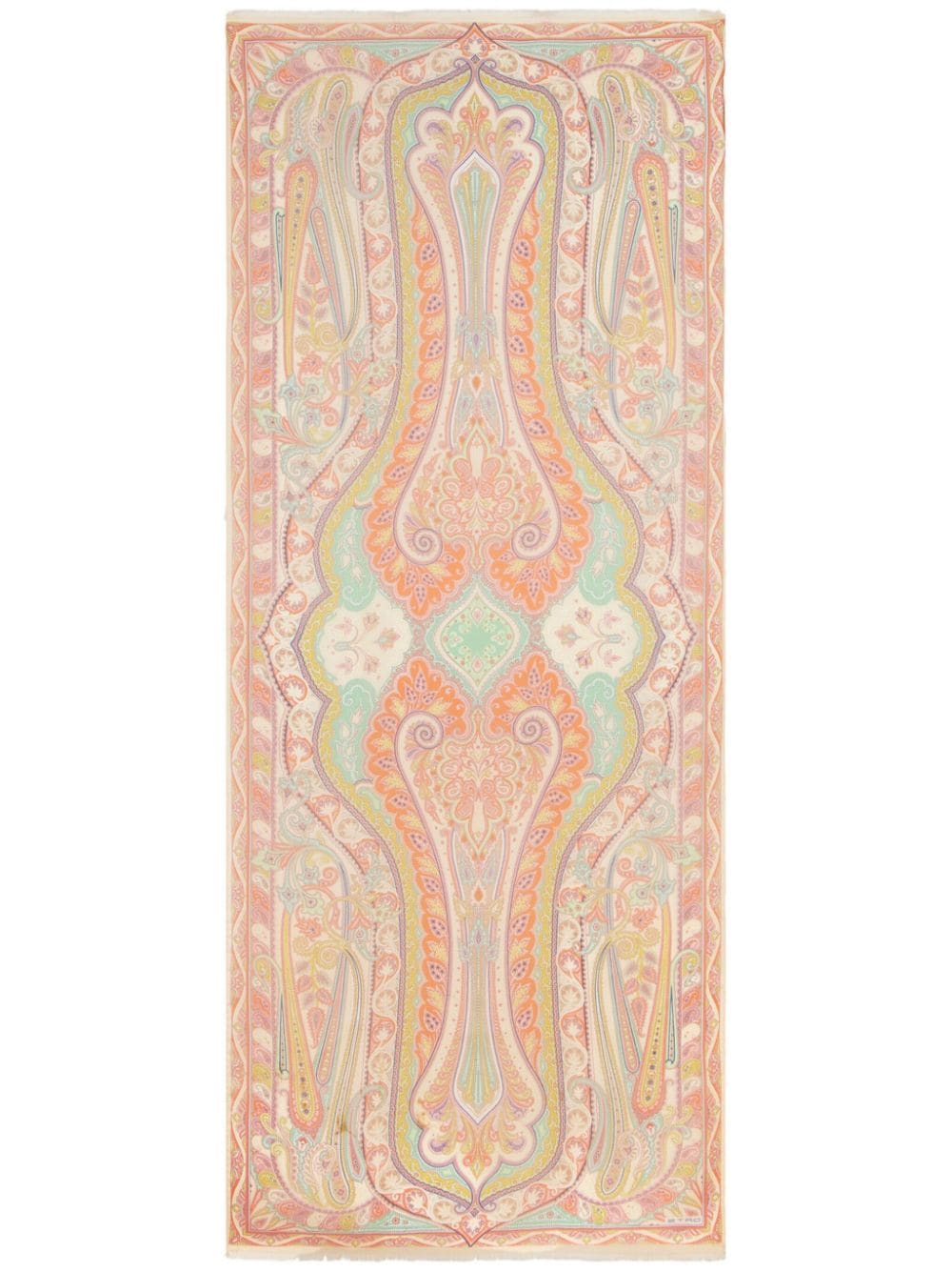 ETRO printed silk scarf - Arancione