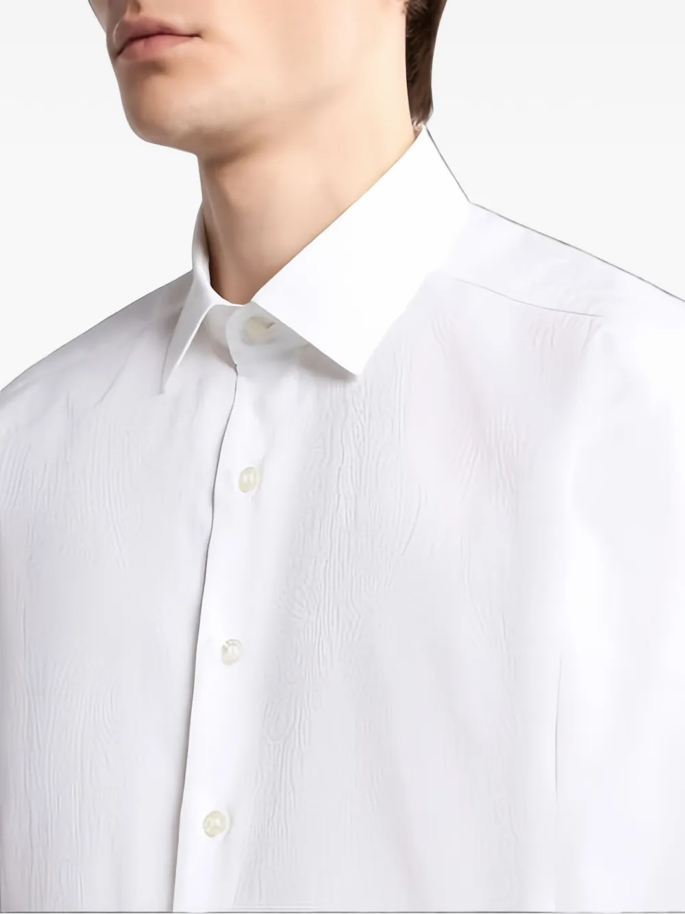 ETRO Overhemd met paisley-jacquard Wit