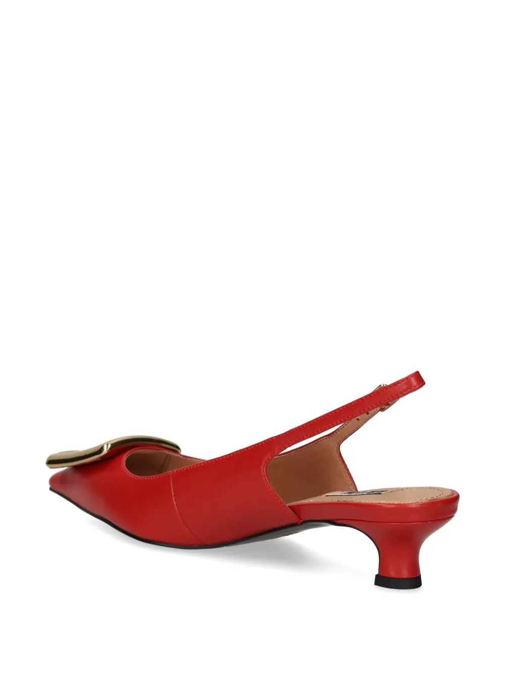 Bibi Lou Poznan Slingback Heels In Red