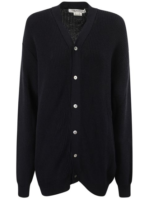 Comme Des Garcons Comme Des Garcons ribbed-knit cardigan Women