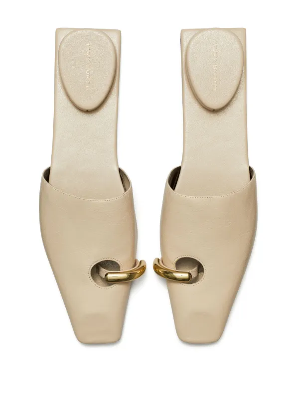 Tory Burch Pierced Mules | Neutrals | FARFETCH Tory Burch Pierced Mules | Neutrals | FARFETCH