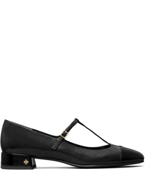 Tory Burch 25mm cap-toe T-strap ballerina shoes Women