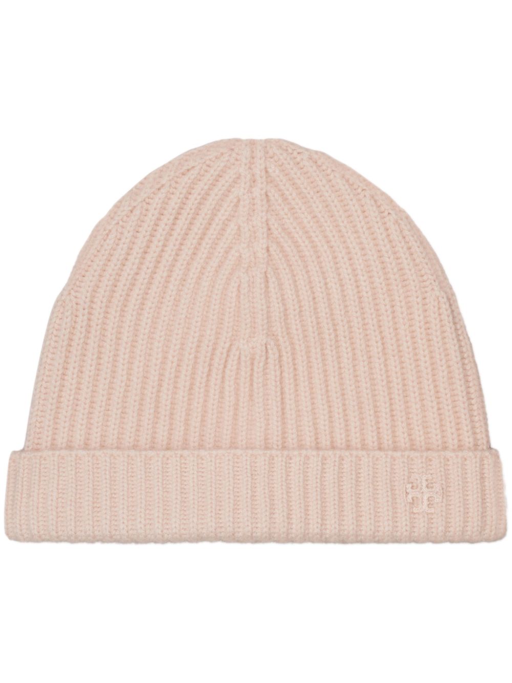 Tory Burch ribbed cashmere beanie - Pink