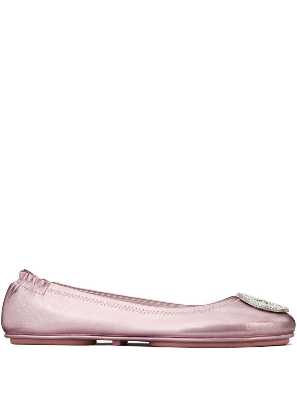 Tory Burch Minnie travel ballerina shoes Pink