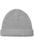 Tory Burch ribbed cashmere beanie - Grey