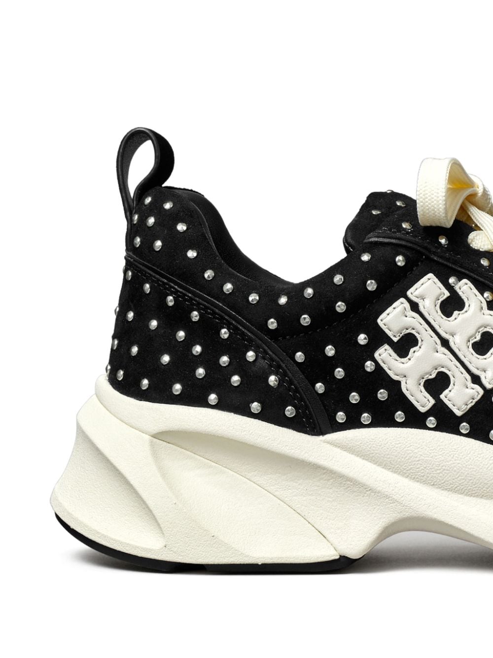 Shop Tory Burch Good Luck Sneakers In Black