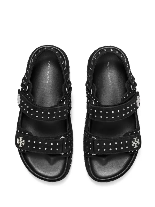 サンダル・ミュール TORY BURCH KIRA STUDDED SANDALS Tory Burch Kira Studded Sandals | Black | FARFETCH