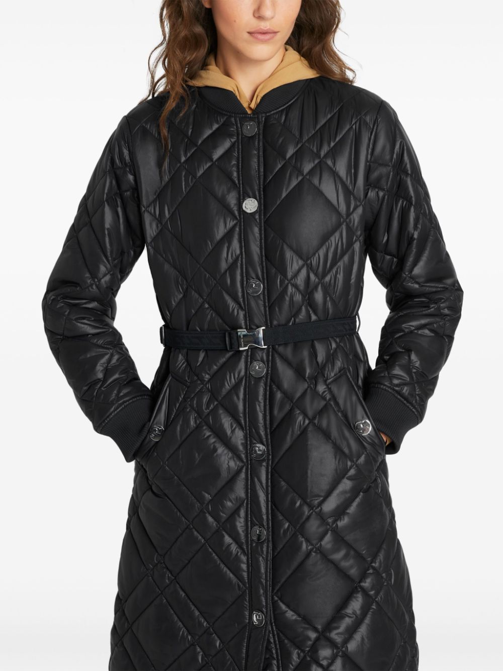 Shop Tory Burch Loriner Coat In Black