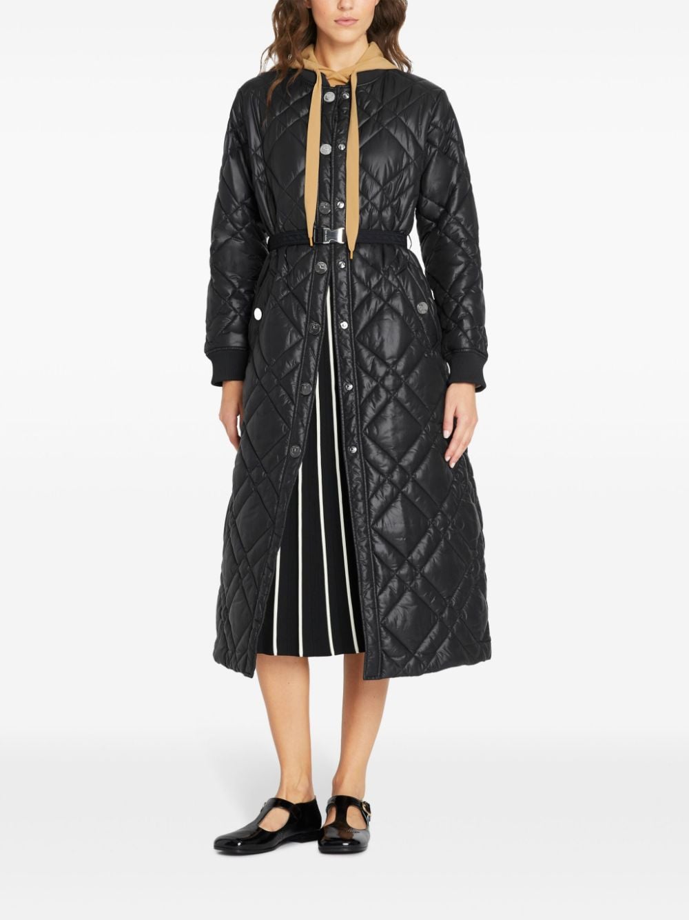 Shop Tory Burch Loriner Coat In Black