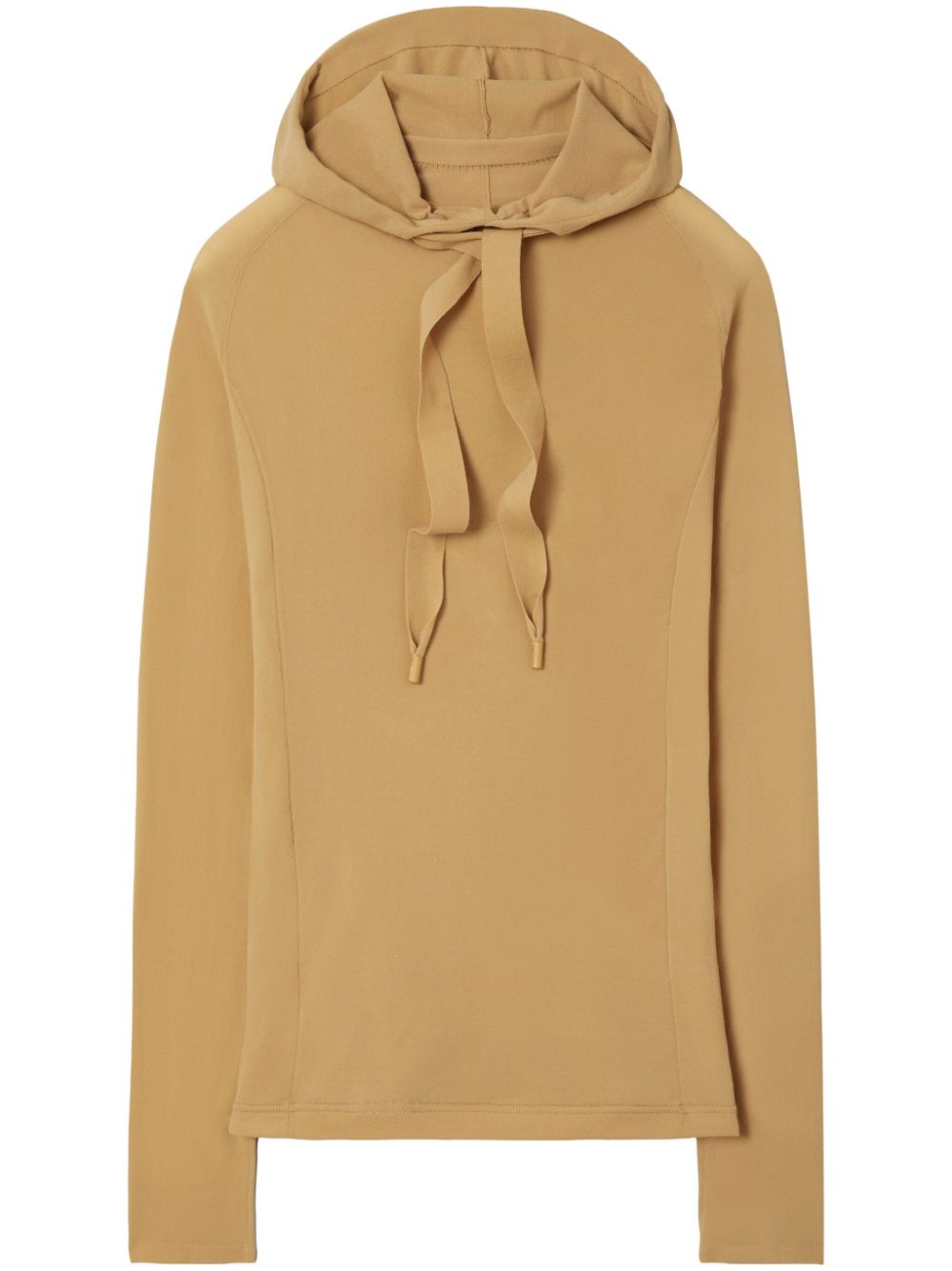 Tory Burch drawstring hoodie - Yellow