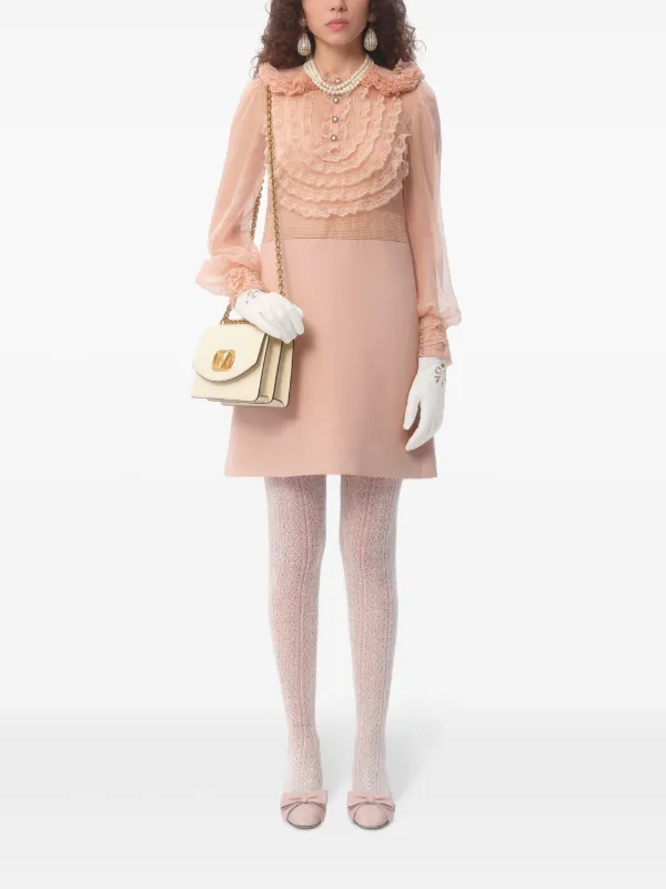タイツ・ソックス VALENTINO GARAVANI White Lace Collant Stretch-lace tights | VALENTINO GARAVANI | 네타포르테